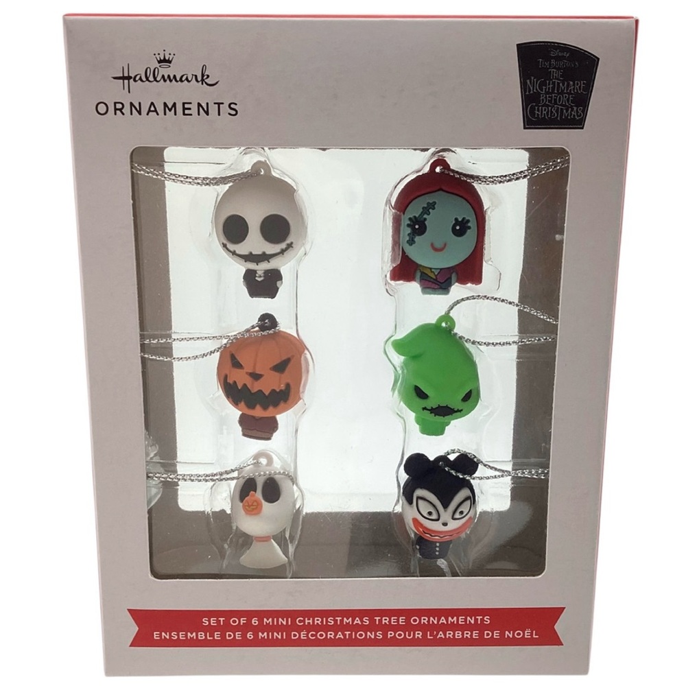 Hallmark Disney's The Nightmare Before Christmas Set of (6) Mini Ornaments (NWT) - Picture 6 of 11